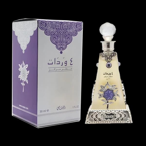 4 وردات عطر مركز