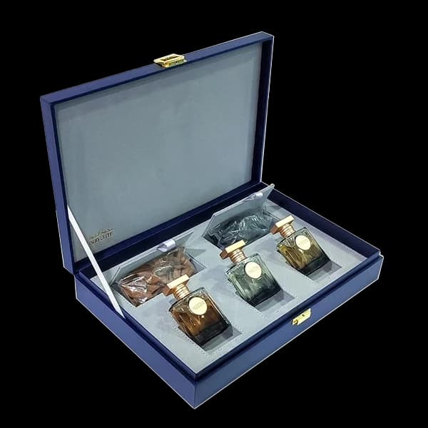 Blue oud and mabthooth bag